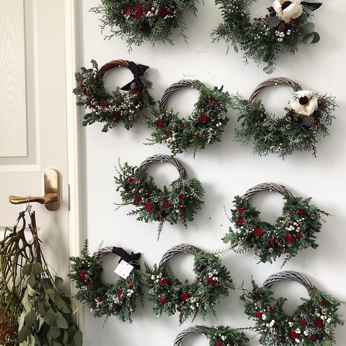 クリスマスリース　フレッシュ christmas wreath 
