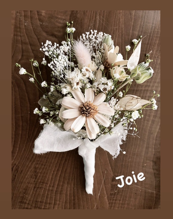 flower bouquet : " Joie " bouquet and boutonniere 5枚目の画像