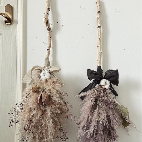 魔女の箒 witch's broom オーダー ドライフラワー