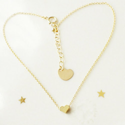 14kgf* little heart ♡ heart Anklet 1枚目の画像