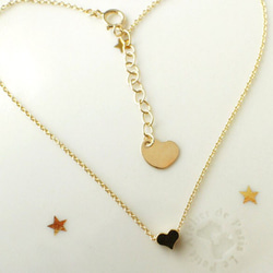 14kgf* little heart ♡ heart Anklet 2枚目の画像