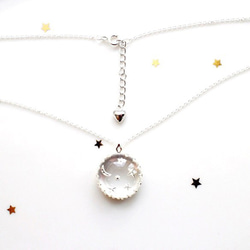 silver925☆Moon and Star Intaglio Pendant 1枚目の画像