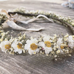 flower crown ⚘ spring yellow  花冠 1枚目の画像