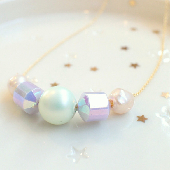 Aurora Necklace オーロラシャーベット 1枚目の画像