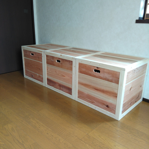 木製キューブBOX【37×37×37cm】フリー収納ボックス、スツール 木製キューブBOX【37×37×37cm】フリー収納ボックス、スツール
