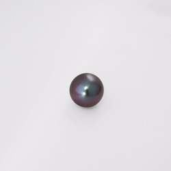 [全球免郵費] 大溪地黑珍珠 - AAA級,茄子紫色,11mm,正圓形, 原顆, 無孔, 免費打孔 第2張的照片