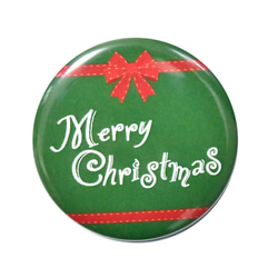 クリスマス 飾り 缶バッジ 57mm Christmas クリスマスツリー飾り 1枚目の画像