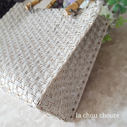 8/16まで期間限定SELE!!coquette.715バンブートート エナメル