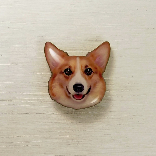 ウェルシュコーギーペンブローク［【Sサイズ】ピンバッジ ペット服