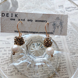 ビーズ.ビーズ✴︎ピアス　　DEIK…one   and onlyaccessory 1枚目の画像