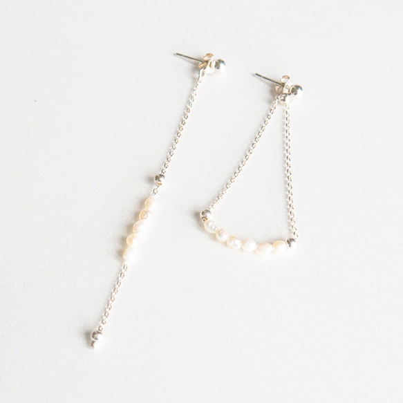 春意。珍珠垂墜耳環 PEARL DANGLE EARRING 第3張的照片