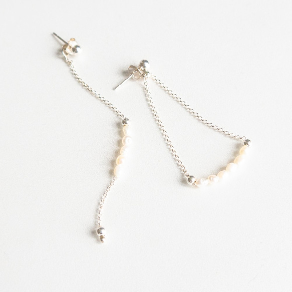 春意。珍珠垂墜耳環 PEARL DANGLE EARRING 第4張的照片