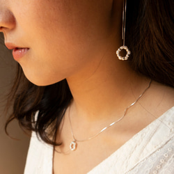 Goody Bag-Pearl Circle Dangleイヤリング+ネックレスPEARL CIRCLE EARRING + N 8枚目の画像