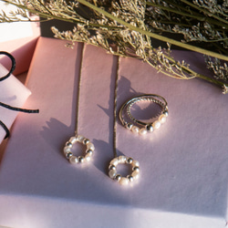 Goody Bag-Pearl Ring + Dangle Earrings PEARL RING + DANGLE EARRI 3枚目の画像