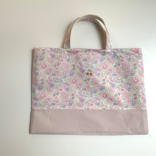 リバティレッスンバッグ上履き入れ体操服袋ベッツィ×ハートキルト