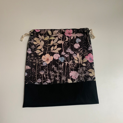 L-7】ピアノお名前ワッペン ☆リバティ生地使用 アイロンワッペン