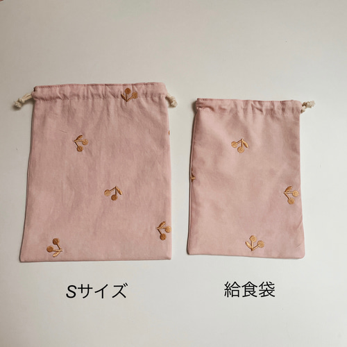 ◇4サイズ◇ リバティ フローティングフローラ ラベンダー 巾着袋 