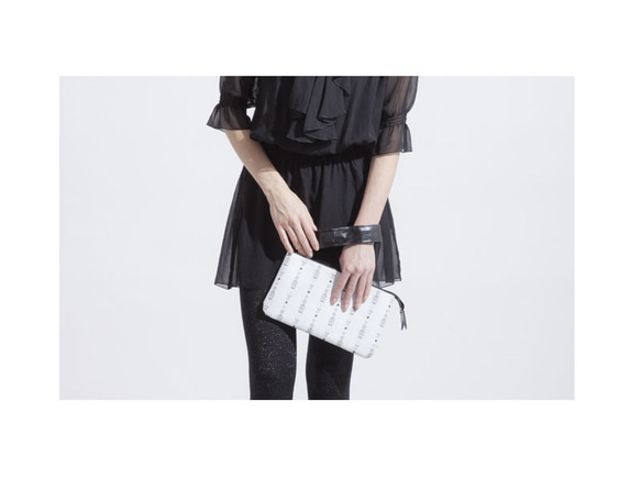 STRIPE CLUTCH ~orijinal textile~ 3枚目の画像