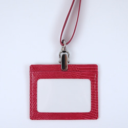 受注製作】リザードスキン製L字チャックウォレット トカゲ革の