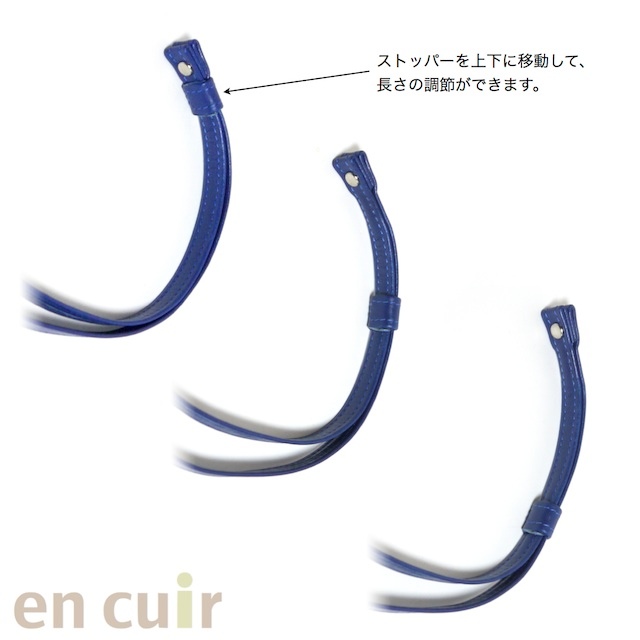 【受注製作】リザードスキン製IDカードホルダー・牛革製ネックストラップ付（パープル）