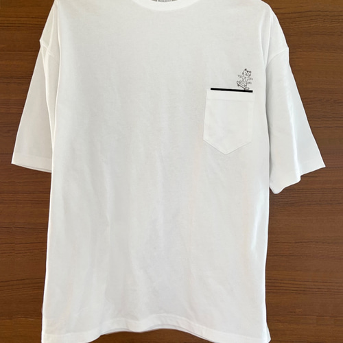 胸ロゴポケットTシャツ(M ホワイト): トップス｜Right-on公式