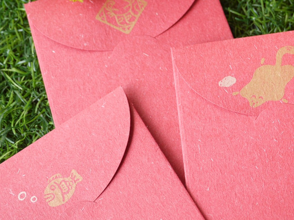 2020年のラットレッドエンベロープバッグ/手作りシルクスクリーンレッドエンベロープバッグツートンゴールドカラー登録 7枚目の画像