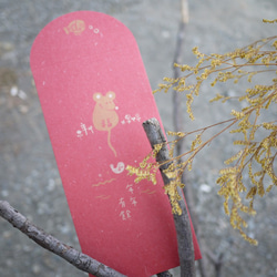 2020年のラットレッドエンベロープバッグ/手作りシルクスクリーンレッドエンベロープバッグツートンゴールドカラー登録 9枚目の画像