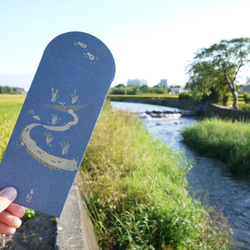 田中東海│グッドタイムギフトシール、レッドバッグ/マルチカラーペイアブルマーペーパー/手書き 2枚目の画像