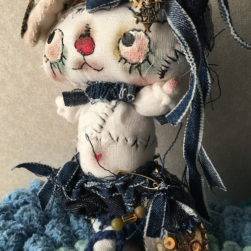 ハンドメイド　スチームパンク黒猫　55㎝　ネコ　猫又ぬいぐるみ　BIG ハンドメイドスチームパンク黒猫55㎝ネコ猫又ぬいぐるみBIG