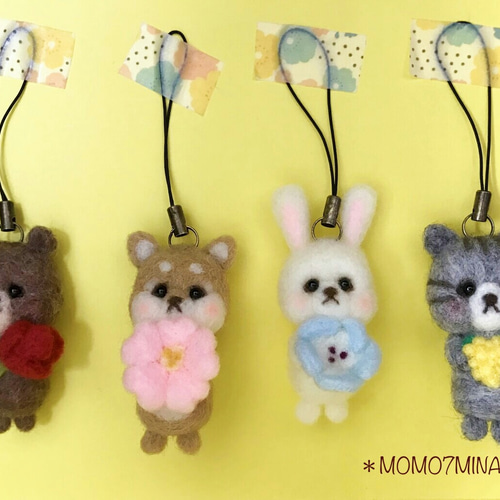 うさぎ 人気作家 羊毛フェルト テディベア ハンドメンド