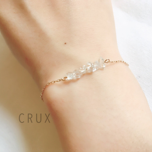 14kgf]ハーキマーダイヤモンドのブレスレット ブレスレット CRUX 通販 