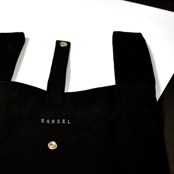 RANSEL 環保購物袋 (L)_黑 第2張的照片