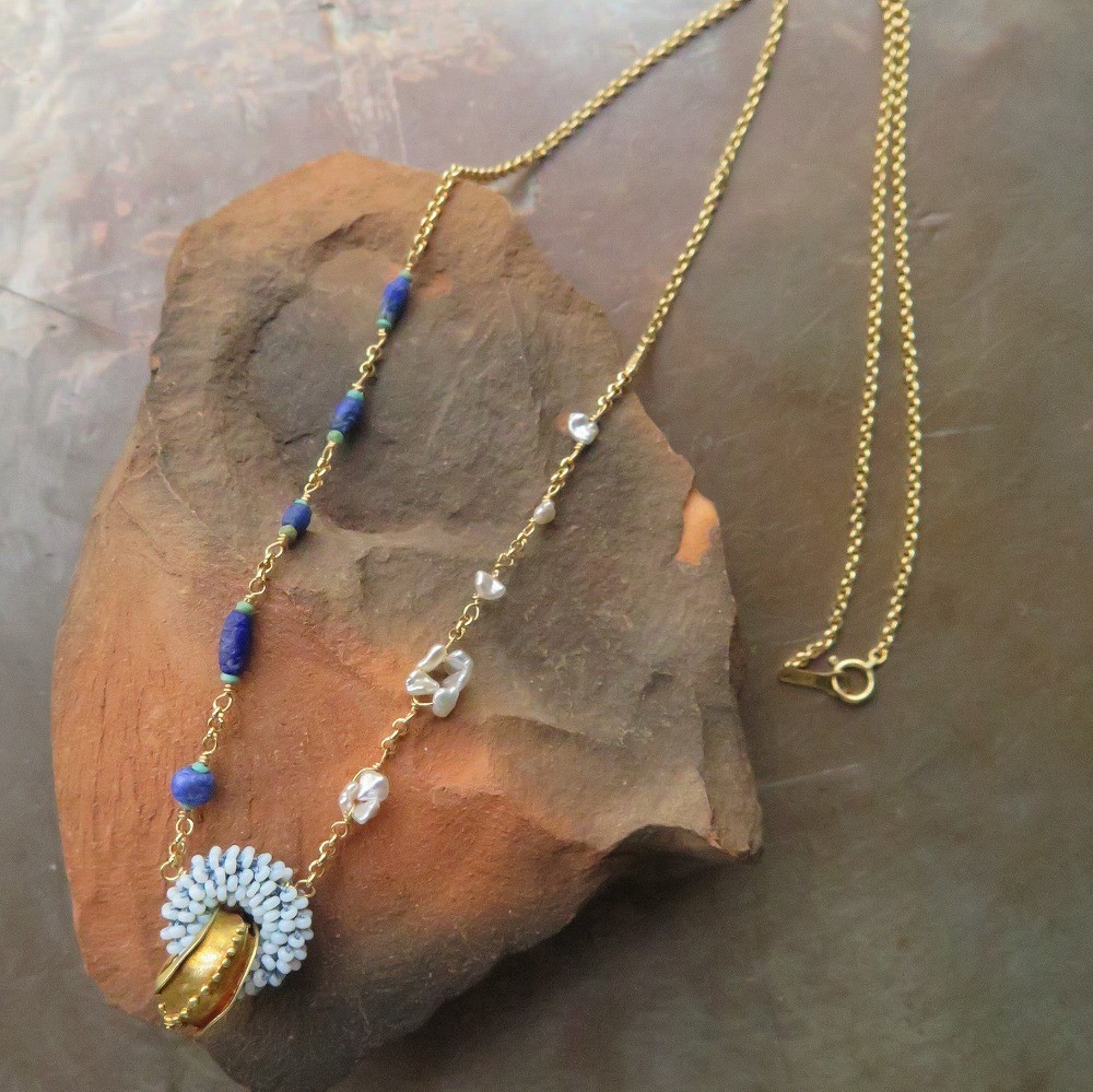 アンティーク　安息　パルティア　金　ネックレス 　千世 chitose