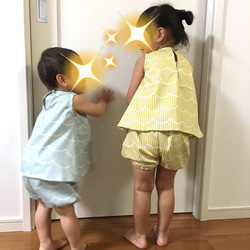 うし柄　かぼちゃパンツとチュニックのセットアップ 5枚目の画像