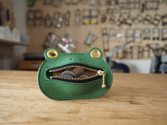 『FUNKY』かえるのコインケース　蛙　カエル 5枚目の画像