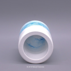 (免運) Cement Mini Pot Series 迷你 水泥 筒 / Pastel Blue 紛藍 /多用途器具 第2張的照片