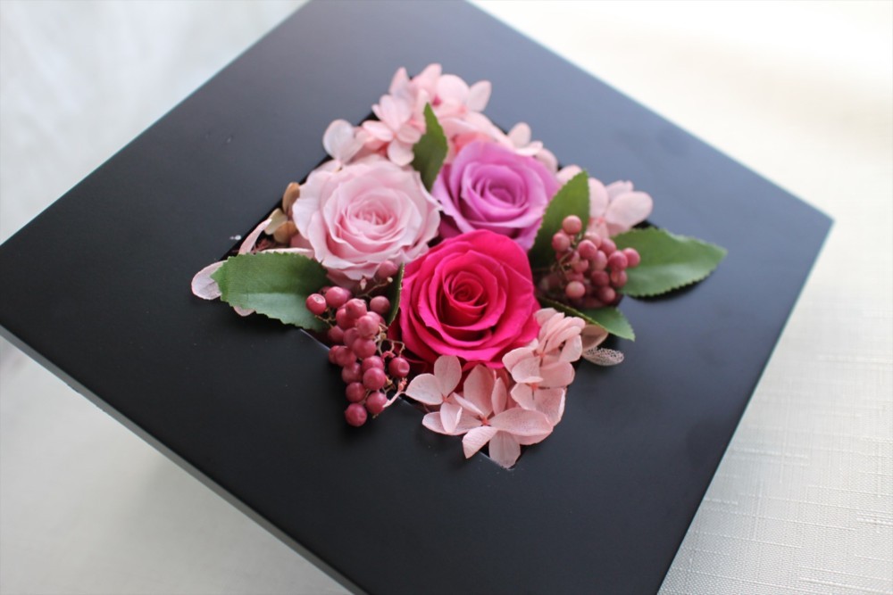 フレームフラワー＊プリザーブドフラワー | フラワーインテリア・壁掛け