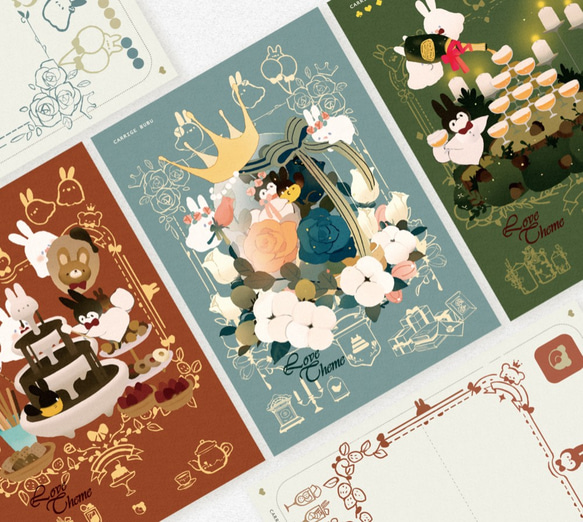 Love Cheme postcard set 第1張的照片