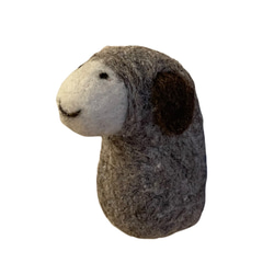 キルギス 癒しのフェルトの動物ぬいぐるみマグネット – 羊 3枚目の画像