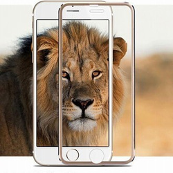 送料込 3Dアルミフレーム iphone7/8 全面保護強化ガラスフィルム Touch対応 耐衝撃 硬度9H 4色 10枚目の画像