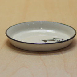 パンダ醬油皿(ハイキック) 2枚目の画像
