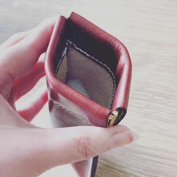 SPRING WALLET　<BROWN> 2枚目の画像