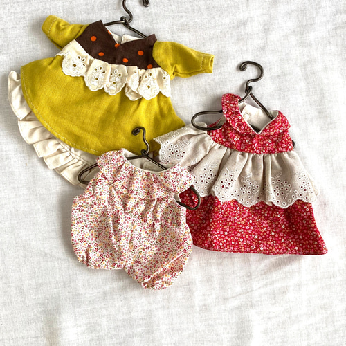 ソランちゃん♡メルちゃん服3点セット creema限定福袋 メルちゃんのお洋服3点セット ソランちゃんのお洋服 夏