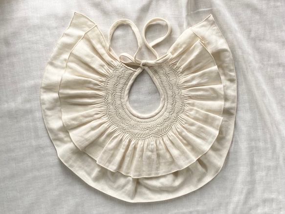 スモッキングスタイ スモッキング刺繍のスタイ おめかしスタイ ベビー