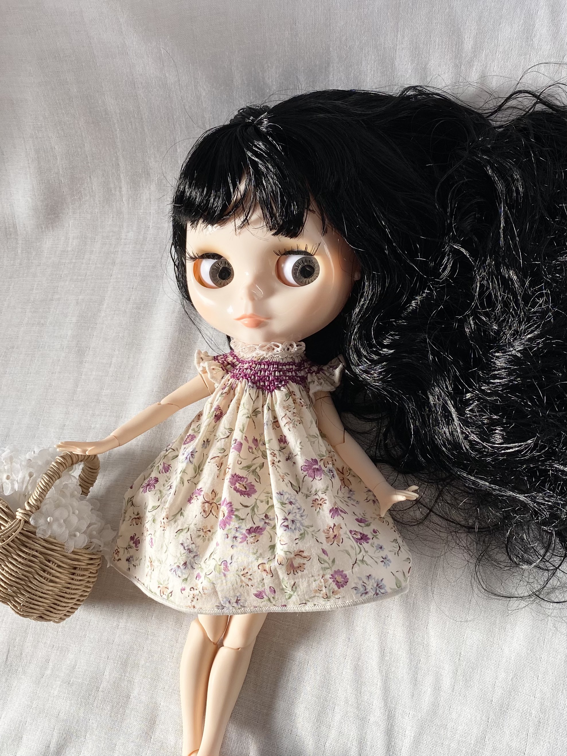 アイシードール カスタムブライス 用 中国古代 清朝宮廷風衣装⚫︎晩夏 アイシードール カスタムブライス 用 中国古代 清朝宮廷風衣装