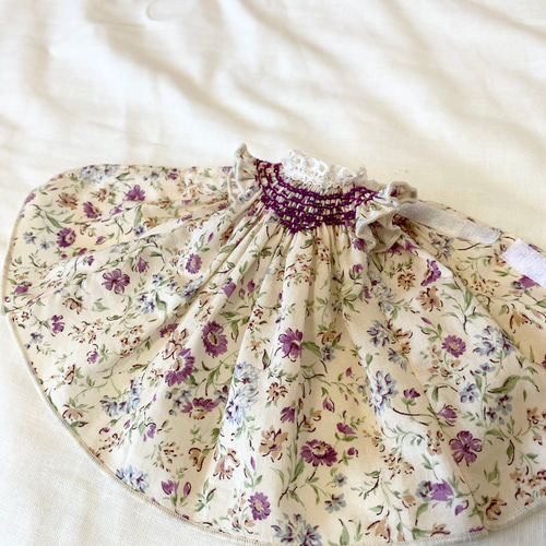 スモッキング刺繍のドレス ビショップ リカちゃん ブライス
