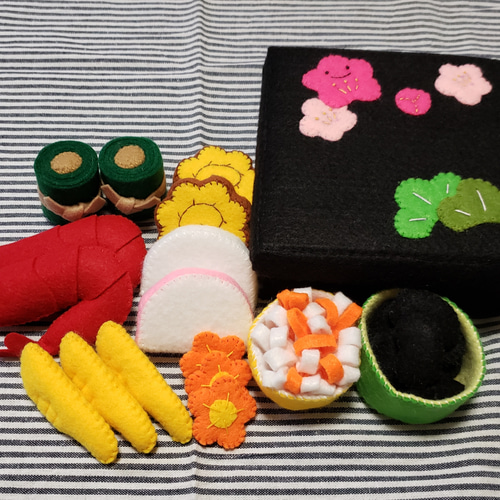 受注製作】フェルト おせち その他置物 きらはな 通販 12976182