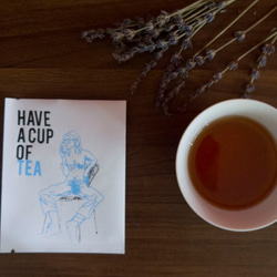【紅茶】ハンドプリント紅茶パック　アールグレイティーバッグ入り 2枚目の画像