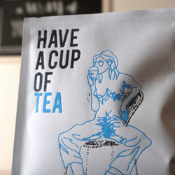 【紅茶】ハンドプリント紅茶パック　アールグレイティーバッグ入り 4枚目の画像