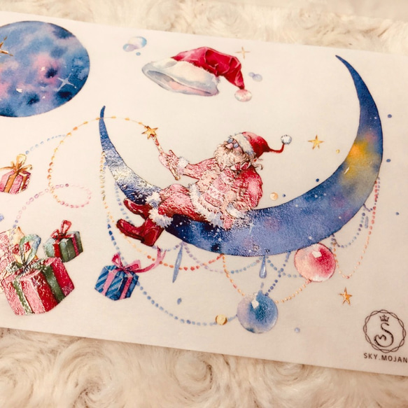 sky.mojan ／墨染一色 ✦ 奇幻聖誕節 3 ／ Christmas 3 ✦ 日本和紙 第5張的照片